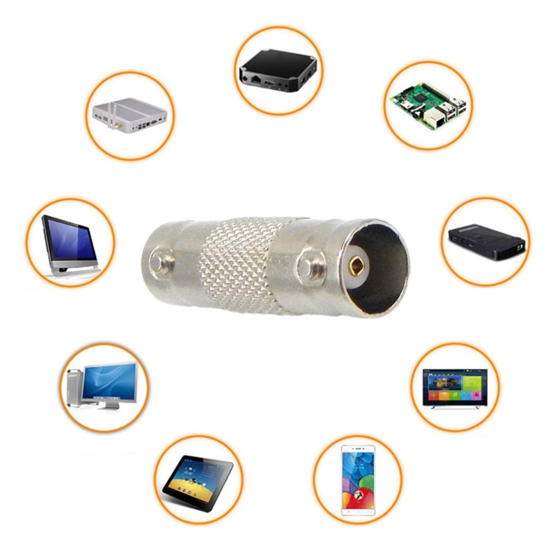 WU 10 Cái BNC Kết Nối BNC Đầu Nối BNC BNC Nữ Sang Nữ Khớp Nối Thẳng
