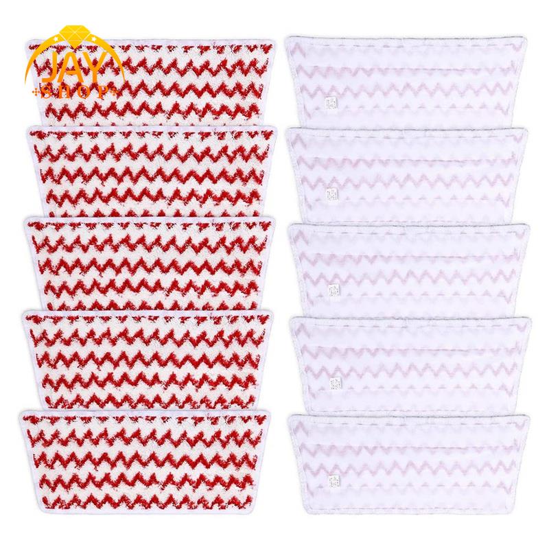 10 chiếc khăn lau có thể tái sử dụng bộ phận phụ kiện tương thích cho cây lau hơi nước vileda xxl