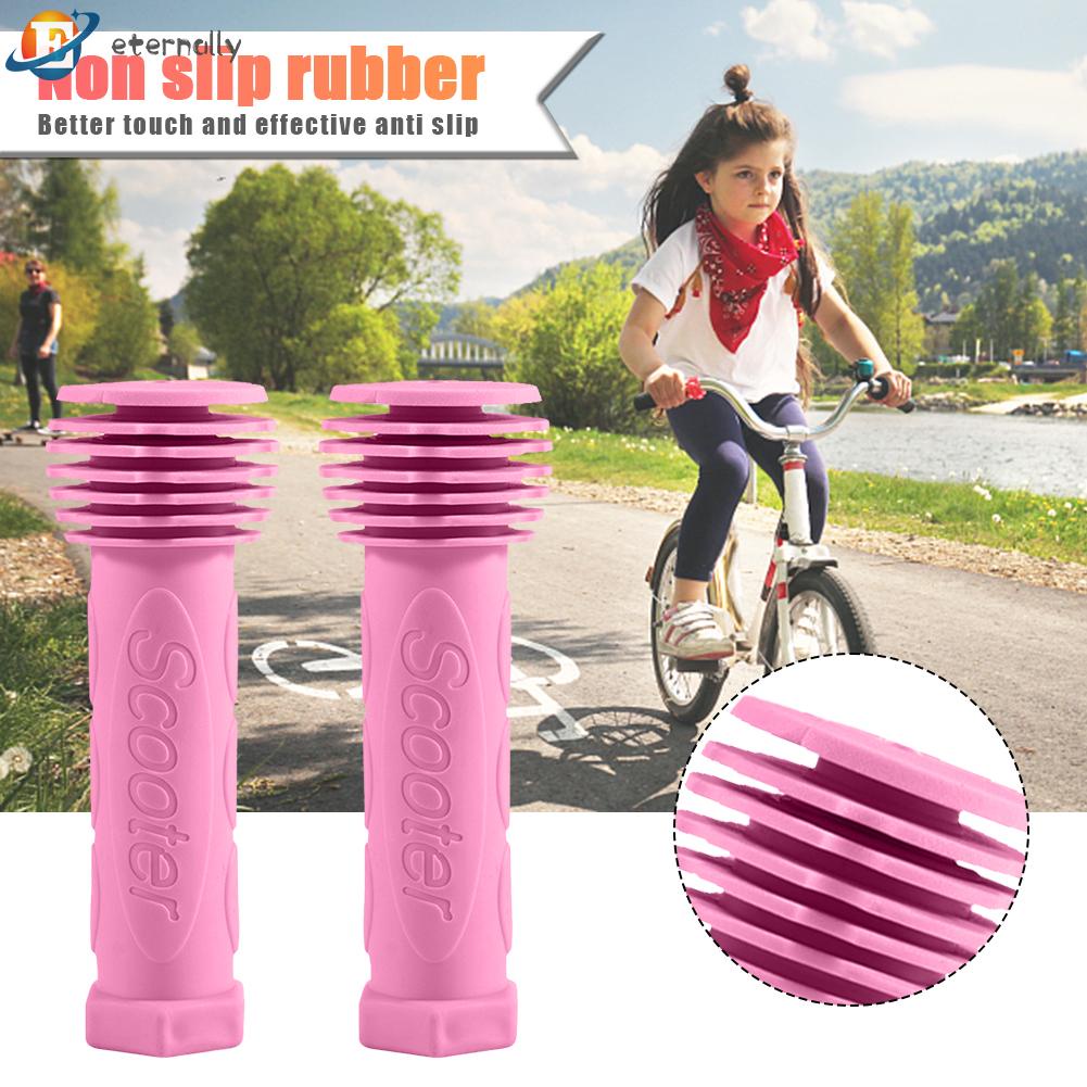 1 Cặp Vỏ Bọc Tay Cầm Xe Đạp / Ván Trượt Ba Bánh Mềm Mại Dành Cho Trẻ Em