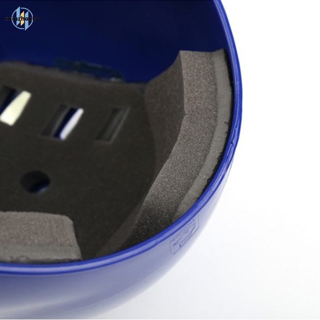 Zhin unisex bảo vệ tai đôi thoáng khí mũ bảo hiểm bóng chày bảo vệ đầu