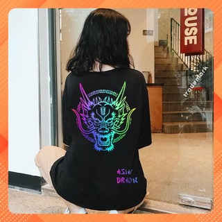 Áo thun stee phản quang 7 màu asian dragon unisex