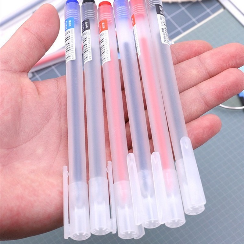Bút Mực Gel Ngòi 0.5MM Màu Đen / Đỏ / Xanh Dương Bút gel 0,5mm bút đen / đỏ / xanh