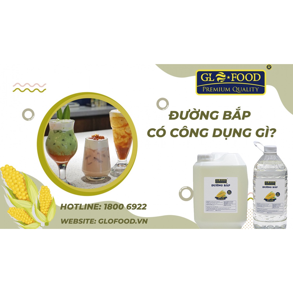 Đường bắp Glofood can 25kg
