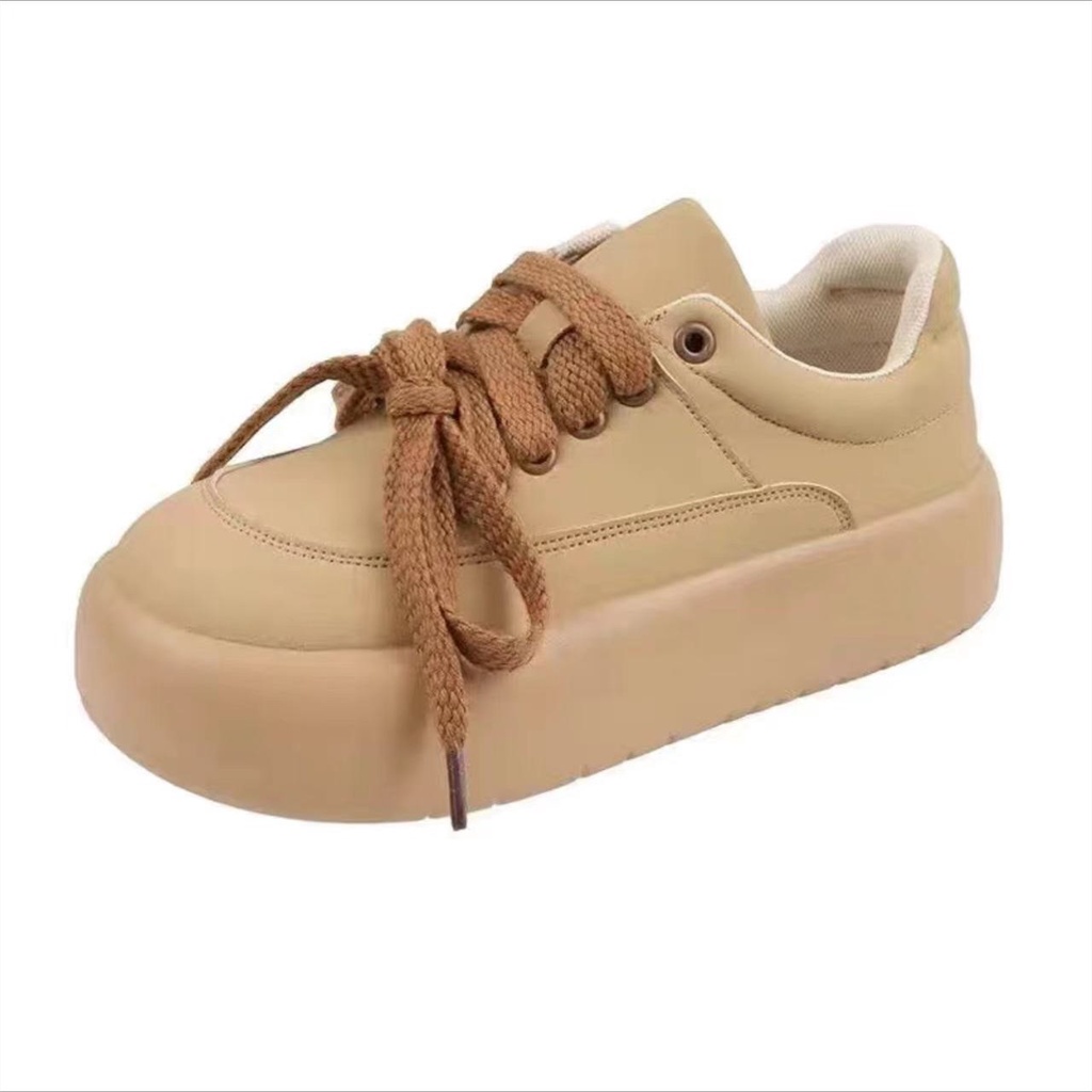 C＆S  Giày thể thao giày nữ giày bánh mì nữ đế cao 2023 Siêu Mềm Xinh Xắn B95F1NH 36Z230905