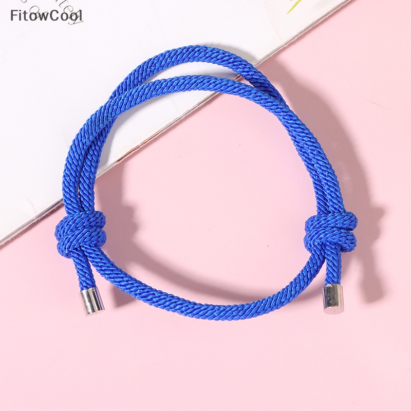 Fcvn minimalist milan rope vòng tay nam nữ làm bằng tay có thể điều chỉnh chỉ đỏ vòng tay cặp đôi vòng tay người bạn tốt nhất quà tặng qdd