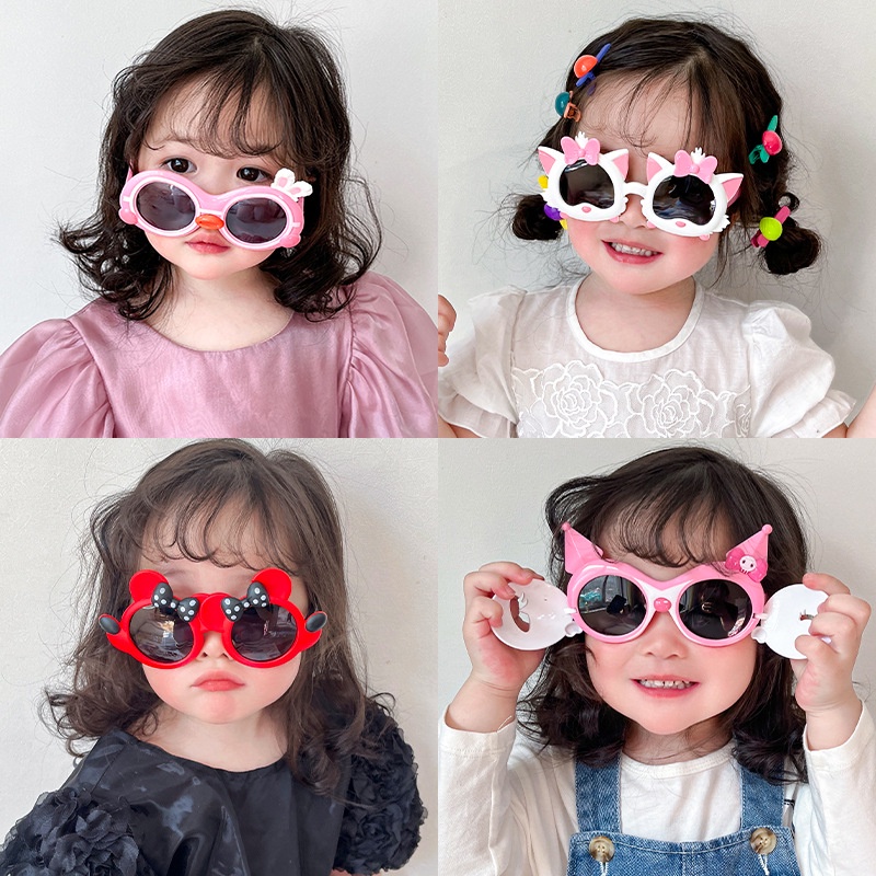 Dễ Thương Kính Mát Chống Tia Cực Tím Hình Chuột mickey / Thỏ Đáng Yêu Cho Bé