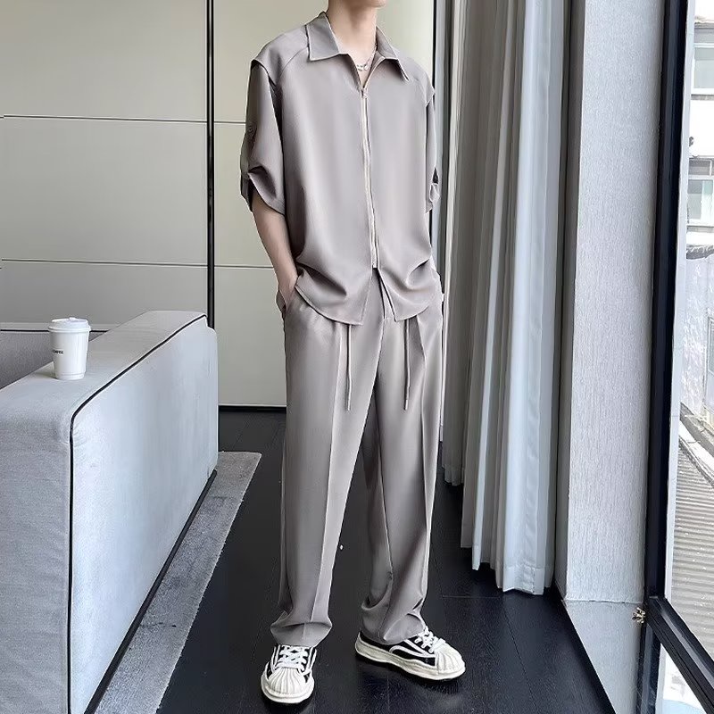 Áo Sơ Mi cotton Dài Tay Dáng Rộng Thời Trang Mùa Thu Dành Cho Nam