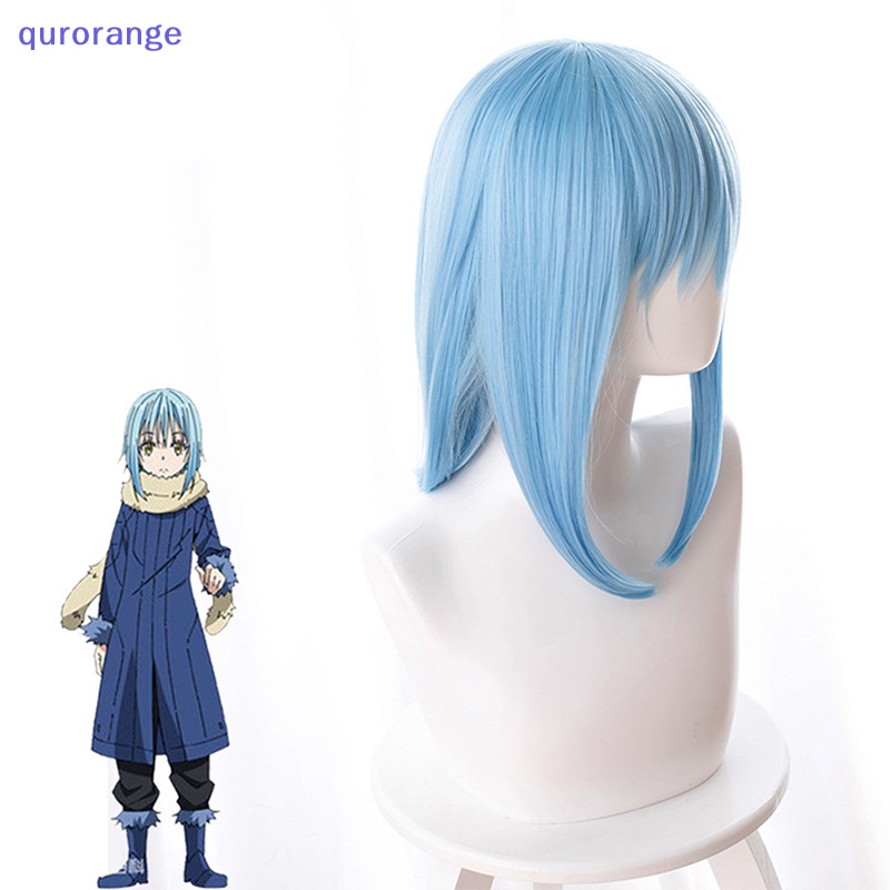 Qurange that time i got reincarnation as a slime cosplay wig rimuru tempest blue wig ror