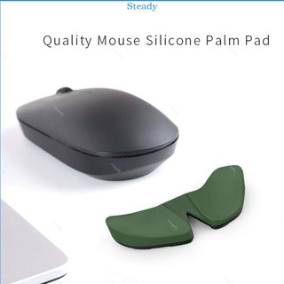 Steady non-slip mousepad silicone mouse pad wrist rest non-slip gliding streamline ergonomic wrist support mat
