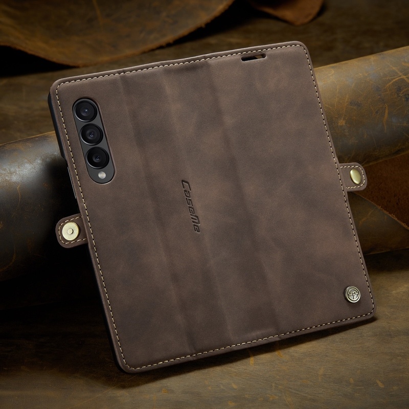 Bao da cho samsung galaxy z fold 5 bao da ví sang trọng chống sốc hộp đựng sách kinh doanh cho samsung z fold 4