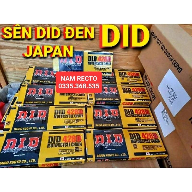 Sên 9Ly DID 💢💢 Chính hãng JAPPAN DÙNG CHO EXCITER/WINNER/SONIC 150/RAIDER/SATRIA/R15V3/MT15/GSX/FZ 150/GZ 150 ///