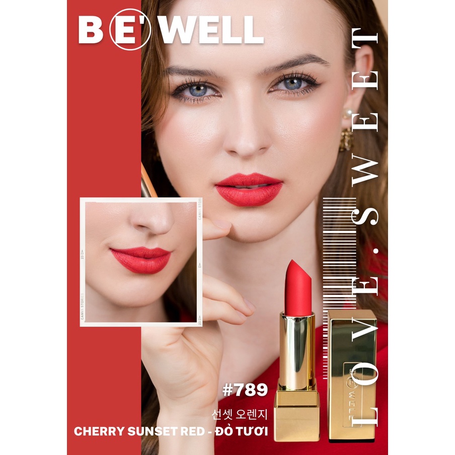 Son thỏi Bewell Love Sweet Matte Lip Stick Limited Edition
