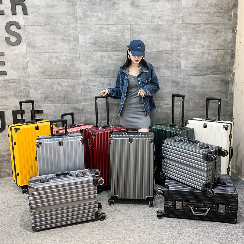 Vali đẩy GUANGLUO khung nhôm khóa mật khẩu đa năng du lịch cho nam nữ/ sinh viên