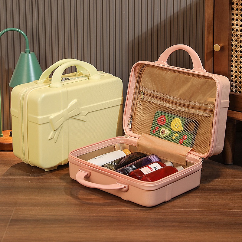 Vali đựng đồ MOWEIKAIDI 14 inch cỡ nhỏ mini trang trí thắt nơ