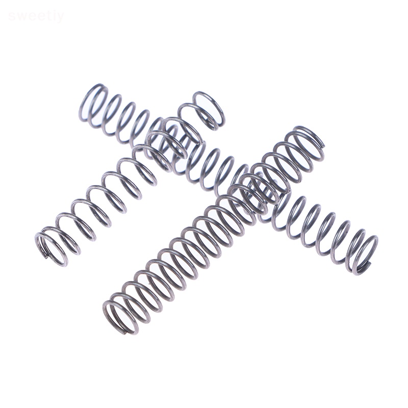 Sweetiy 10 cái đường kính dây 0,4mm bút bi thu nhỏ refill thép lò xo nén nhỏ mới