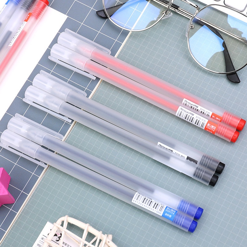 Bút Viết Khô Nhanh 3 Màu Trong Suốt Ngòi 0.5Mm Dùng Trong Văn Phòng