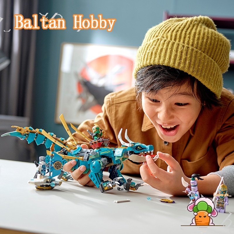 Baltan toy bh1 tương thích với ninjago 71746 jungle dragon 3082 building blocks toy en5