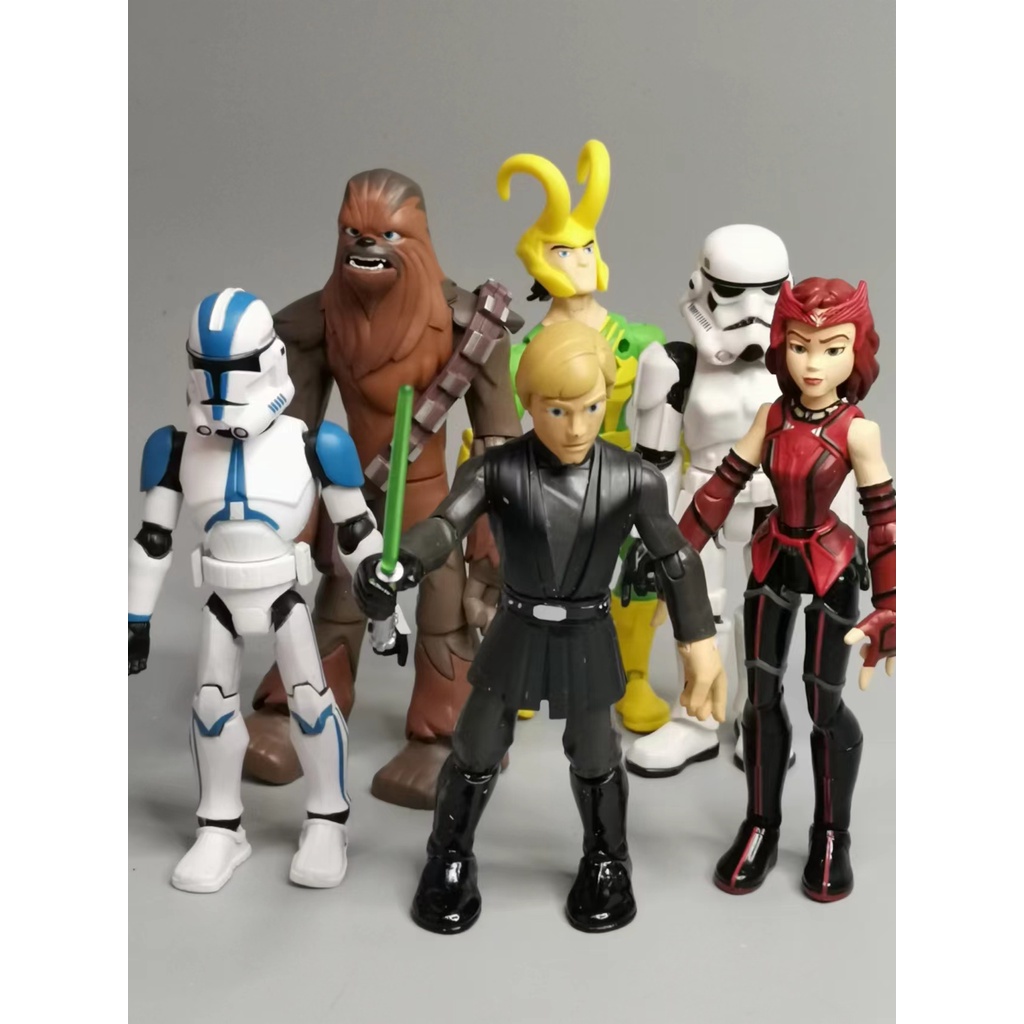 ✨ CC.Anime ✨ Hàng chính hãng số lượng lớn siêu di chuyển avengers star wars 12cm búp bê hợp thời trang chơi búp bê hình đồ trang trí