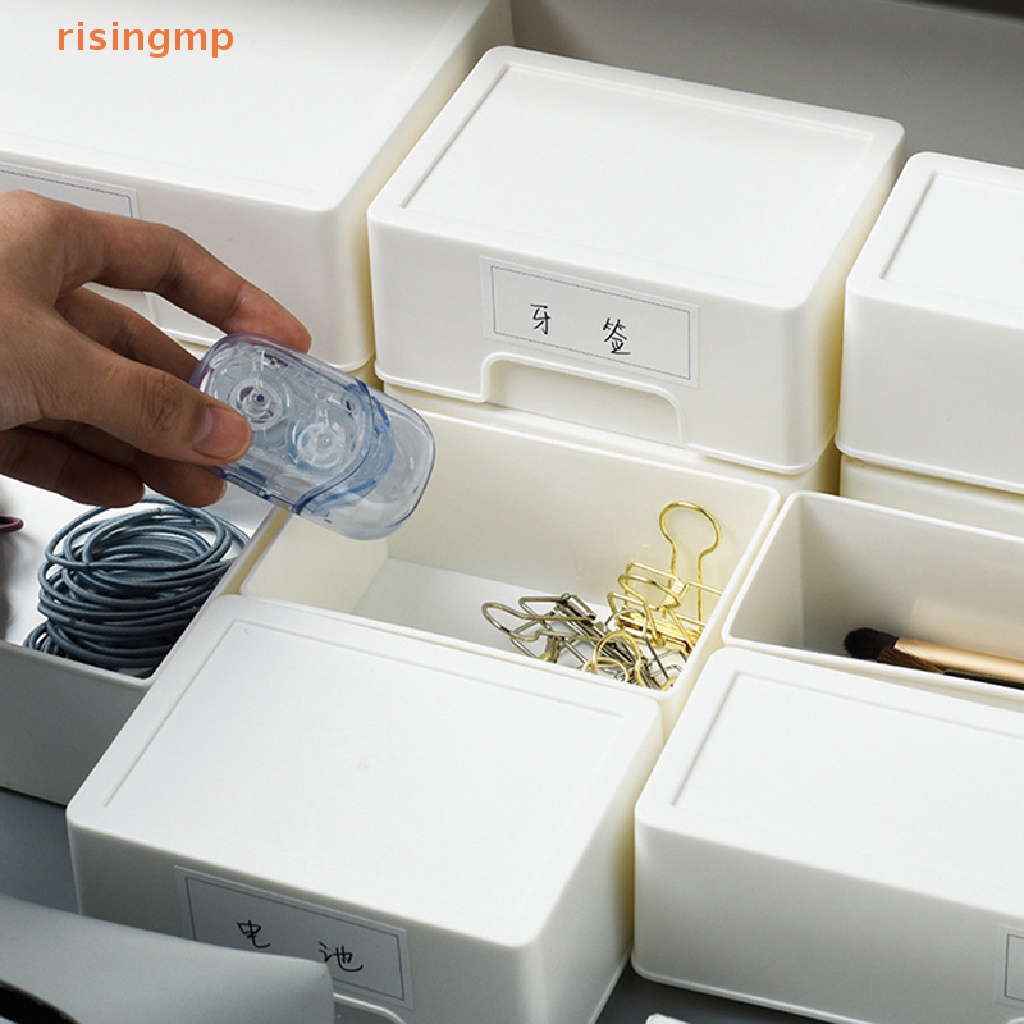 [risingmp] Hộp Đựng Đồ Nắp Lật Dạng Ngăn Kéo Nhỏ Gọn Thiết Kế Tiện Lợi