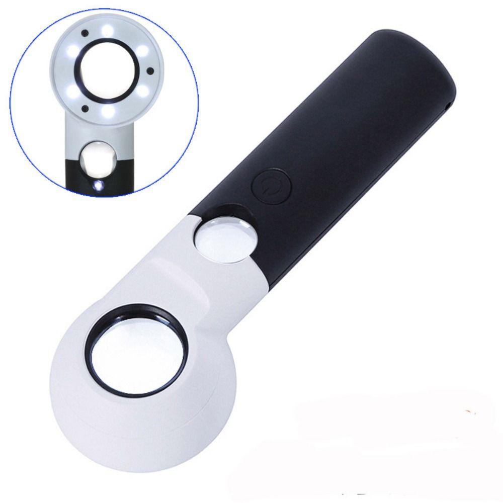 CONOPERY Kính Lúp Có Đèn LED 7 Bóng Lens 16X 30X Chất Lượng Cao