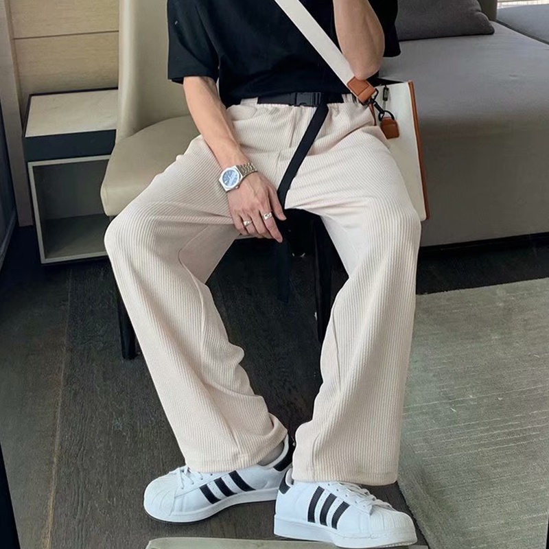 Quần Dài Thể Thao Ống Rộng Phong Cách Đường Phố Mới Cho Nam