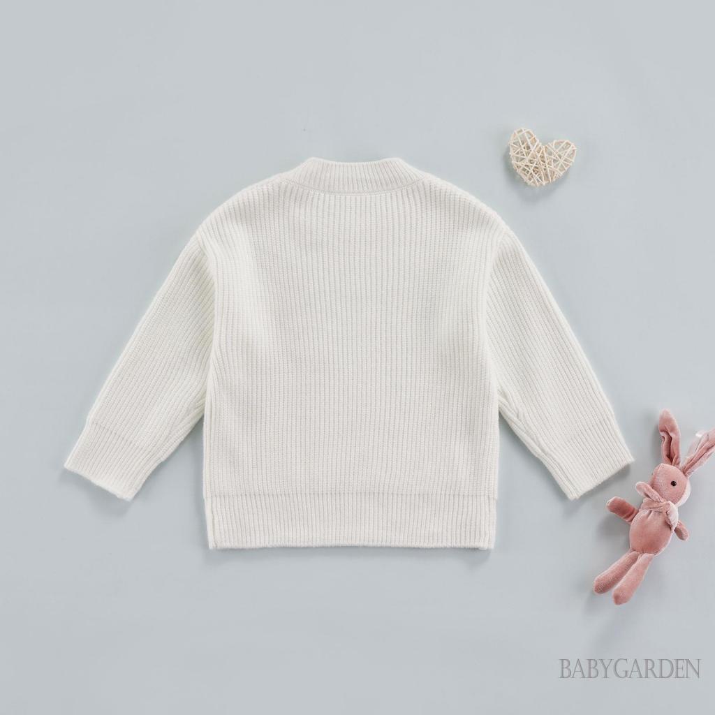 Áo Thun Tay Dài Cổ Tròn Màu Sắc Đơn Giản Cho Bé 0-6 Tuổi