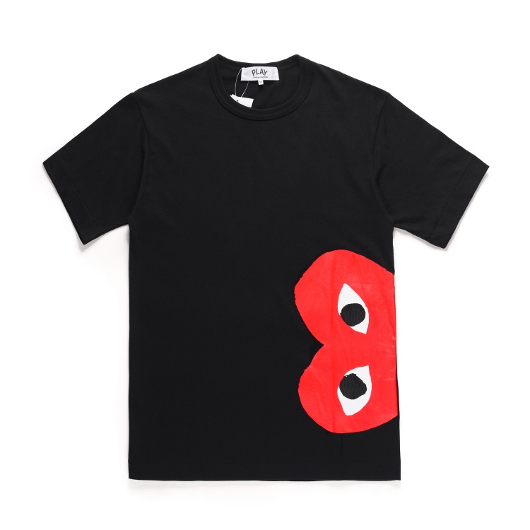 Áo Thun Tay Ngắn In Hình CDG Kawakubo Rei Thời Trang Cho Cặp Đôi