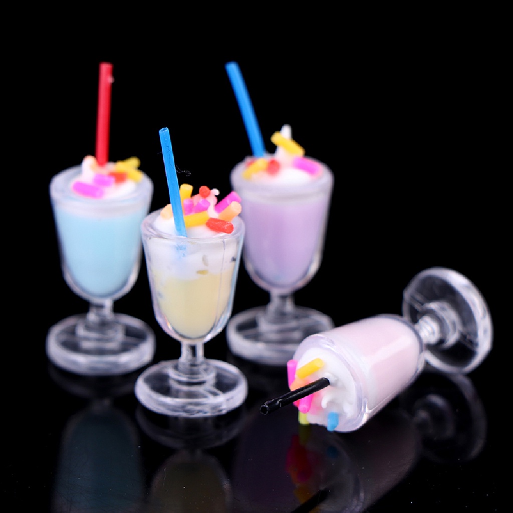 Set 4 Ly Kem Đồ Chơi Búp Bê Mini Dễ Thương