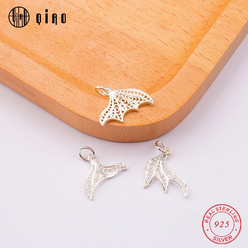 Mặt Vòng cổ Bạc 925 Hình Đuôi Cá Đáng Yêu One piece