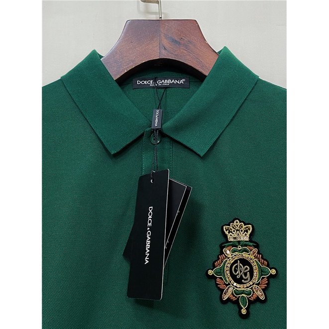 Áo Thun polo Nam D0LCE & Gaba Ngắn Tay Thêu logo Size S-4XL