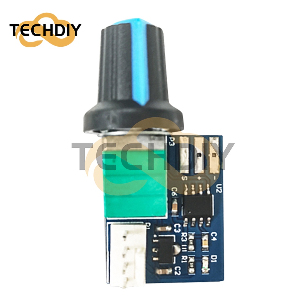 Bộ Điều Khiển Tốc Độ Động Cơ DC 12V Cho Quạt 4Pin 0% - 97% 25KHz