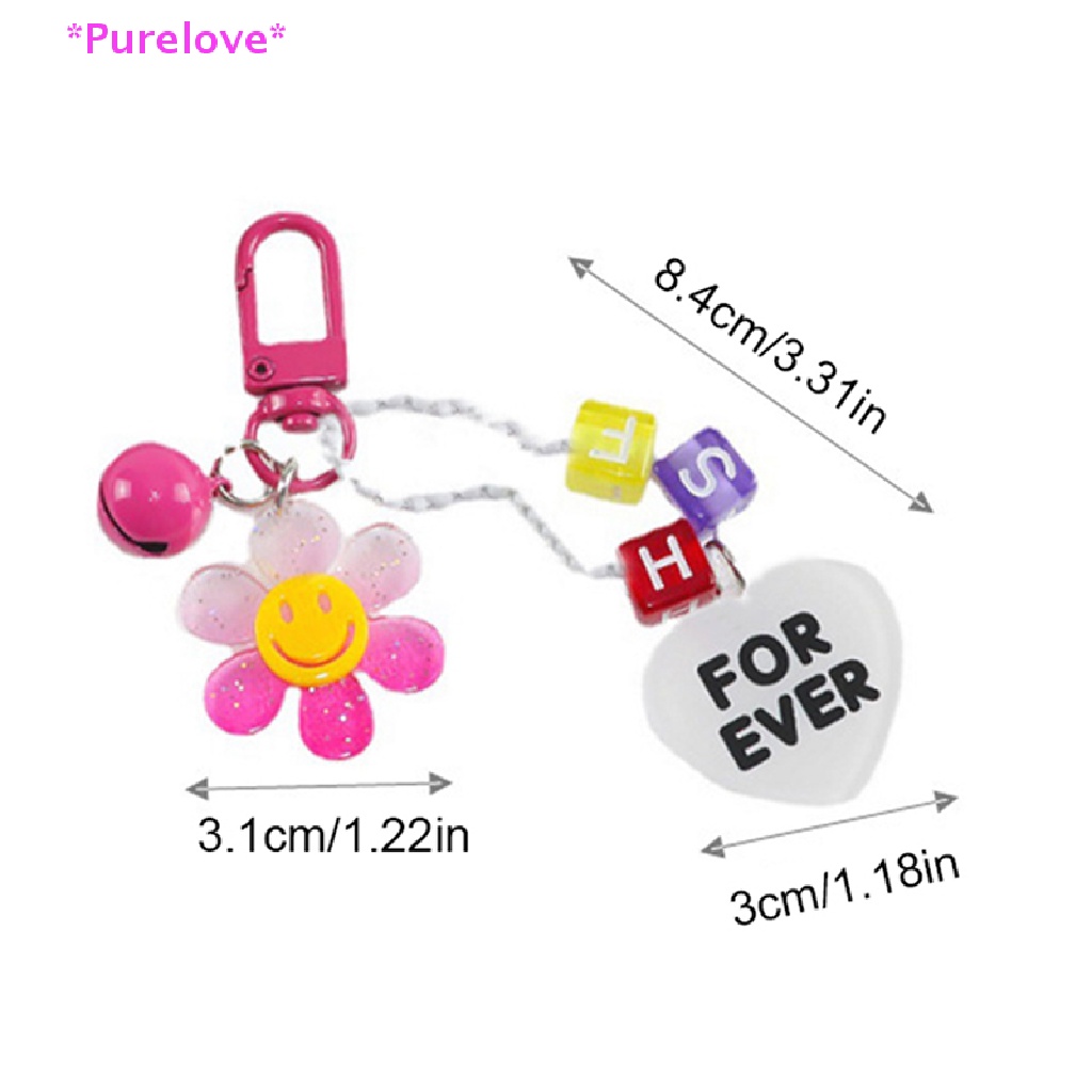 1 Móc Khóa Hình Hoa Hướng Dương Nhiều Màu Xinh Xắn Mới