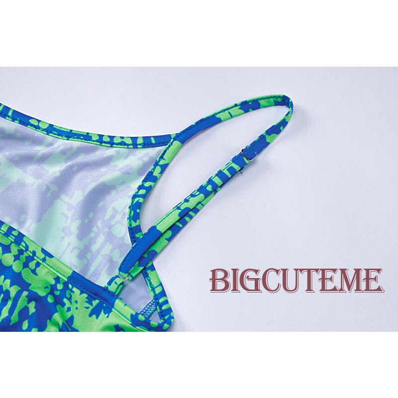 Đầm Hai Dây Dáng Dài Xẻ Tà Màu Sắc Tương Phản Thời Trang Mùa Hè Cho Nữ