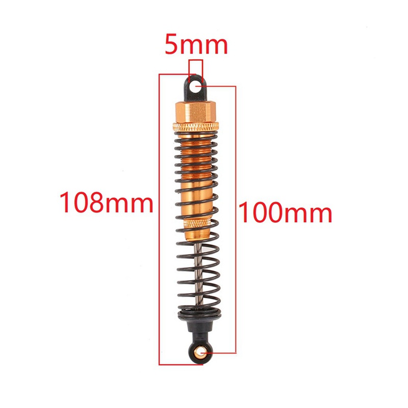 Set 4 Món 4 Món Đồ Chơi Cho Bé 108004 182004 Phuộc Giảm Xóc Kim Loại 108mm 08001 08058 1 / 10 Truck 94111 94188