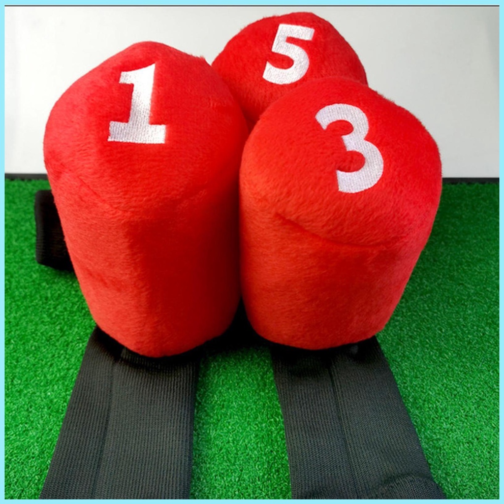 Bộ 3 Vỏ Bọc Gậy Đánh Golf Bằng Sợi Tổng Hợp Dày Dặn Co Giãn 1 / 3 / 5 tdevn