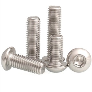  Vít lục giác đầu tròn M3 / M4 SUS304, Bu lông đầu tròn mở rộng, Vít cốc nửa tròn