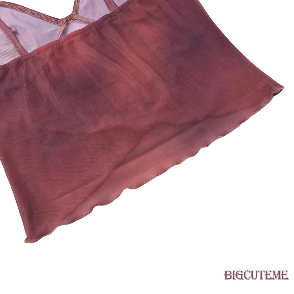 Áo Croptop Hai Dây Cổ Chữ V In Họa Tiết Thời Trang Mùa Hè Cho Nữ