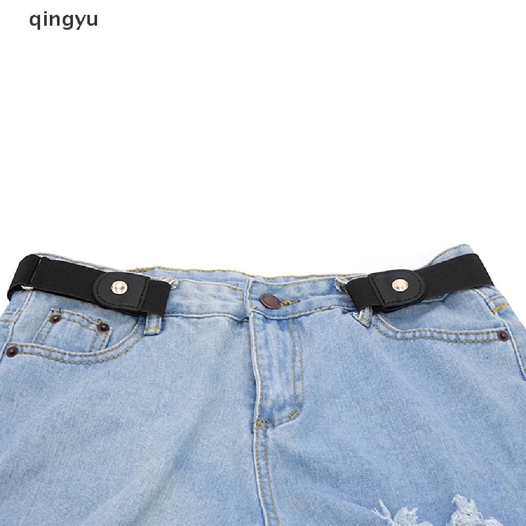 Thắt Lưng Unisex Không Khóa Co Giãn Vô Hình Có Thể Điều Chỉnh Trang Trí