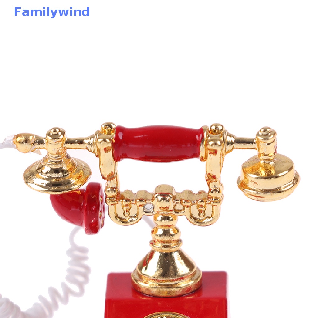 1 Mô Hình Điện Thoại Di Động Cổ Điển 1: 12 Trang Trí Nhà Búp Bê