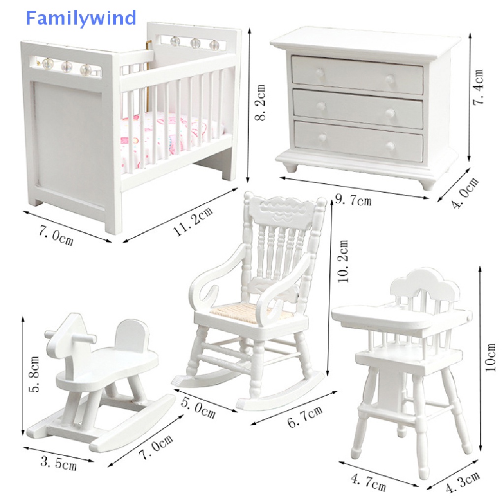 Mô Hình Ngựa Bập Bênh Tỉ Lệ 1: 12 Trang Trí Nhà Búp Bê