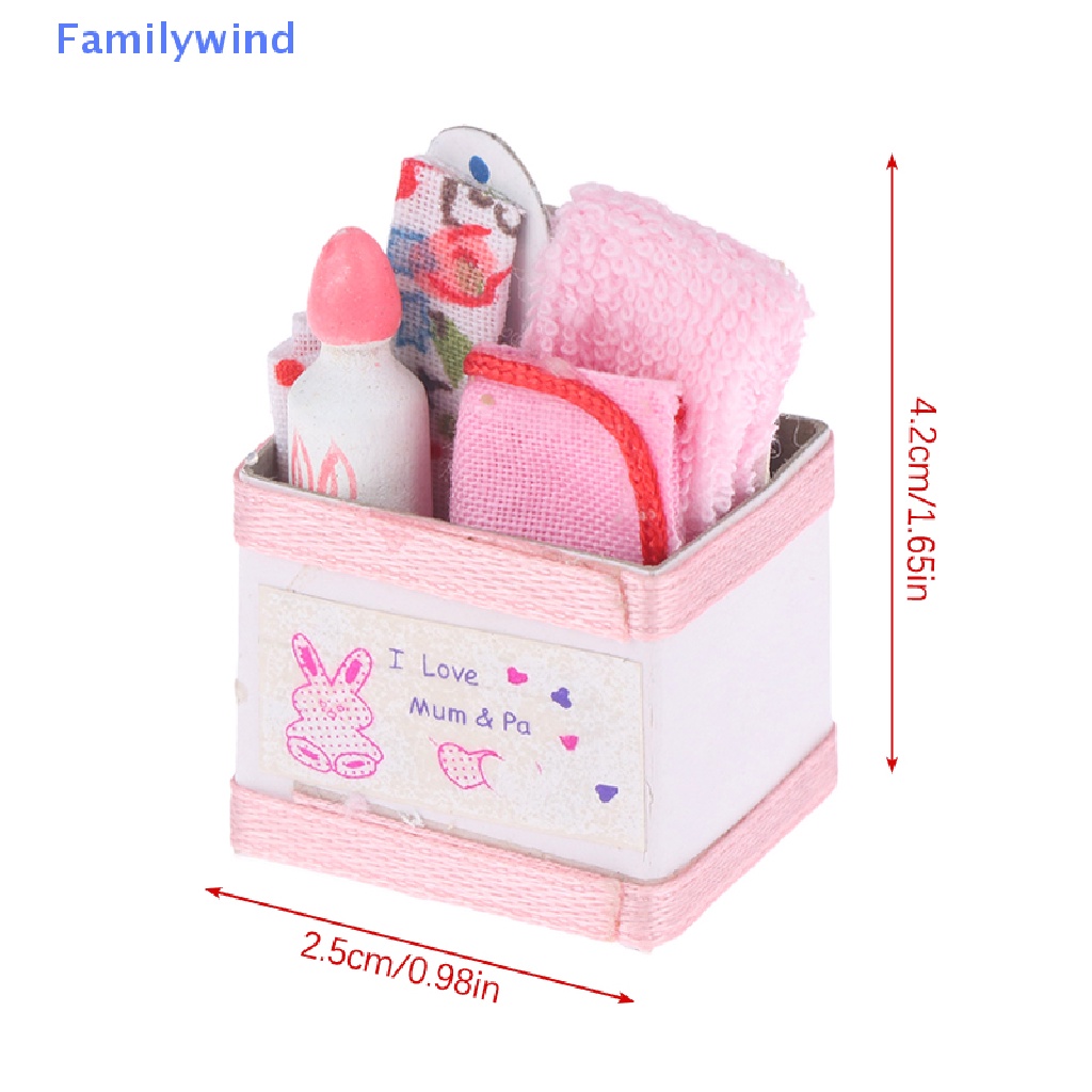 Hộp Đồ Chơi Mini Dễ Thương Cho Nhà Búp Bê 1: 12