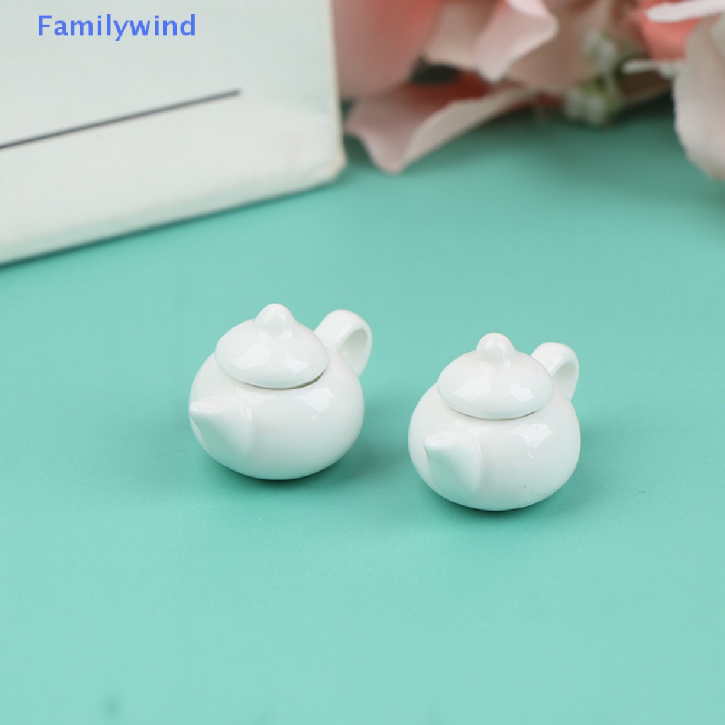 1 Ấm Trà Bằng Gốm 1: 12 Trang Trí Nhà Búp Bê