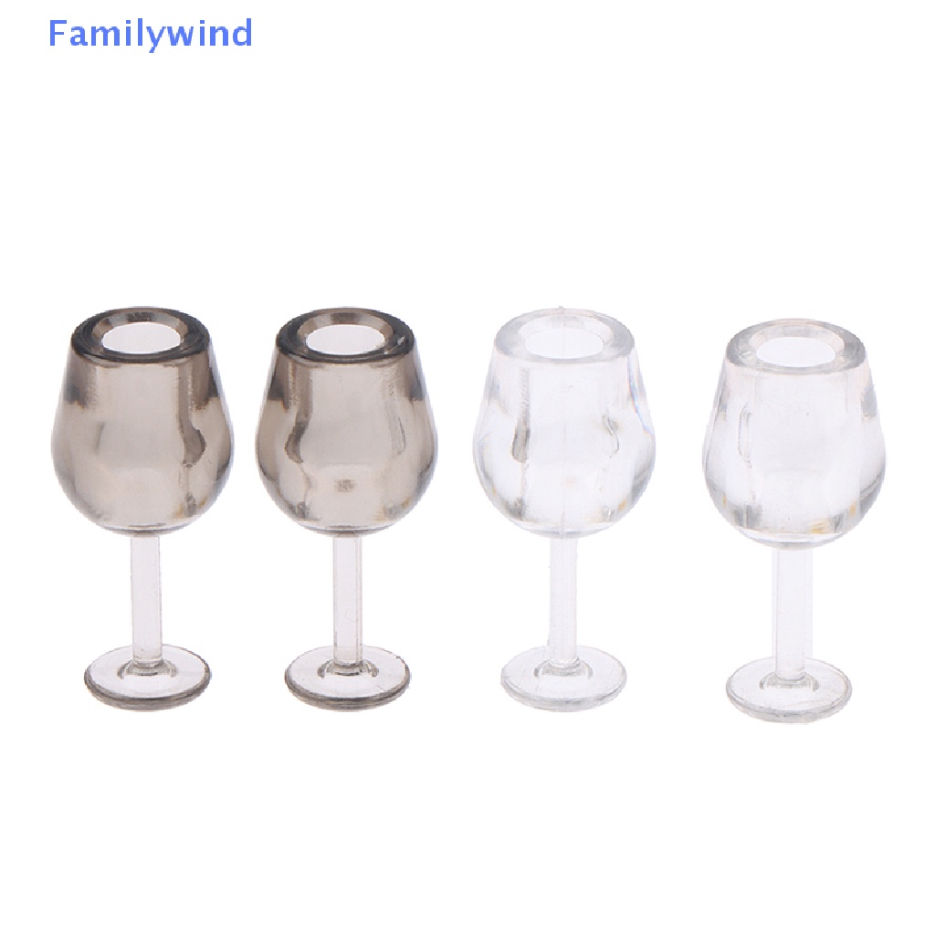 Set 5 Ly Rượu mini Tỉ Lệ 1: 12 Dùng Để Trang Trí Nhà Búp Bê