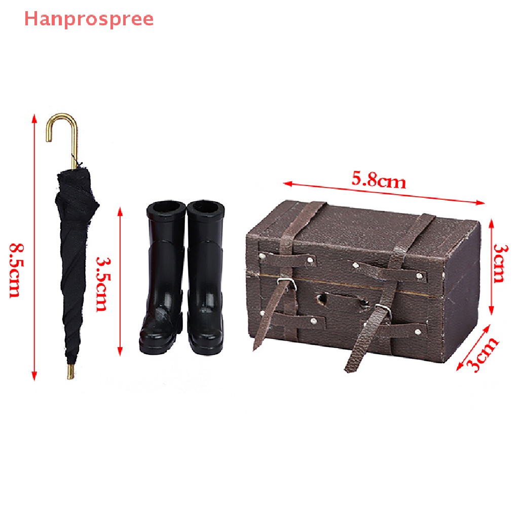 Vali Da Đựng Đồ Đi Mưa Tỉ Lệ 1: 12 Trang Trí Nhà Búp Bê