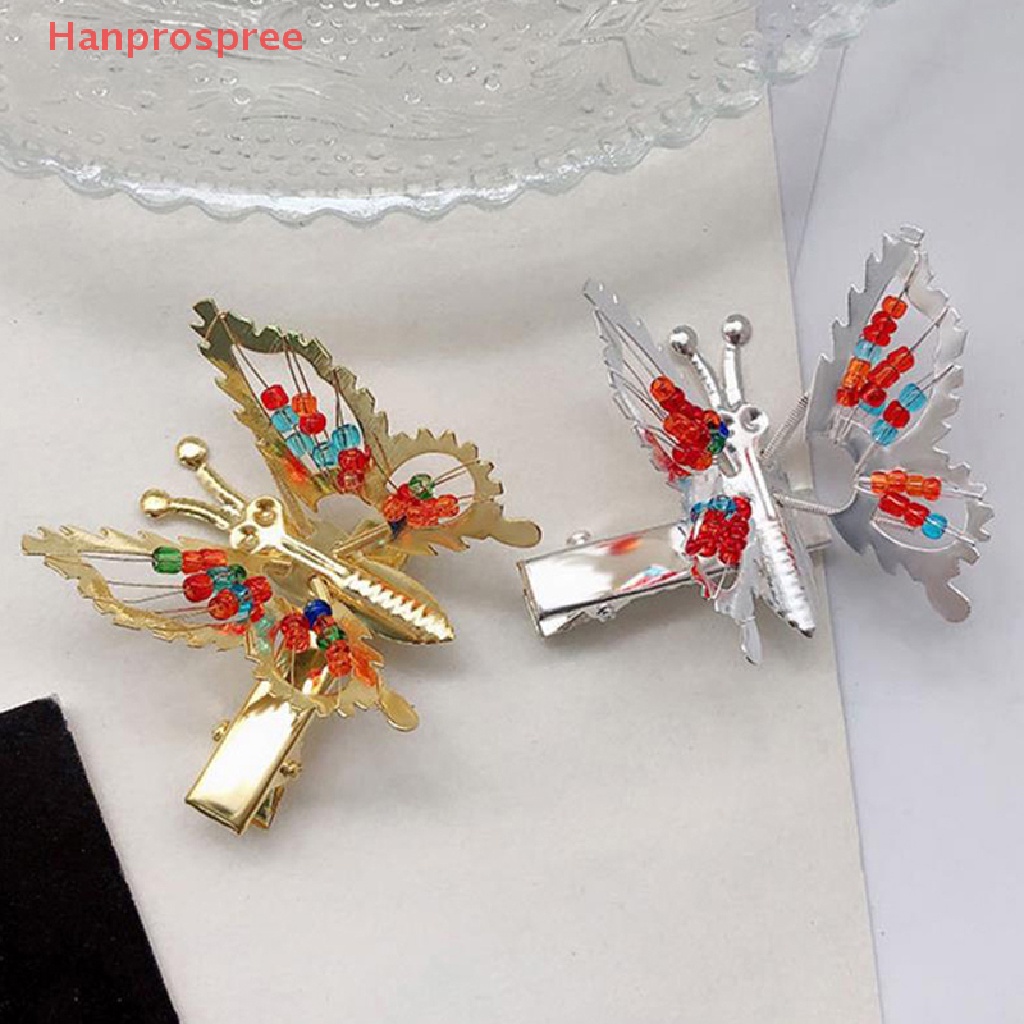 Kẹp Tóc Hình Bướm Bằng Kim Loại Thời Trang Dành Cho Nữ