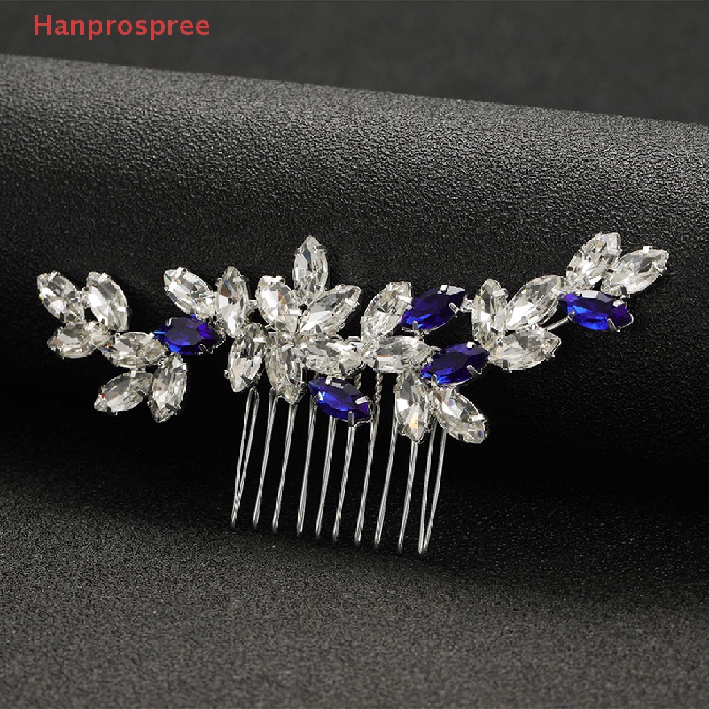 Lược Cài Tóc Đính Đá Pha Lê Sang Trọng Cho Cô Dâu