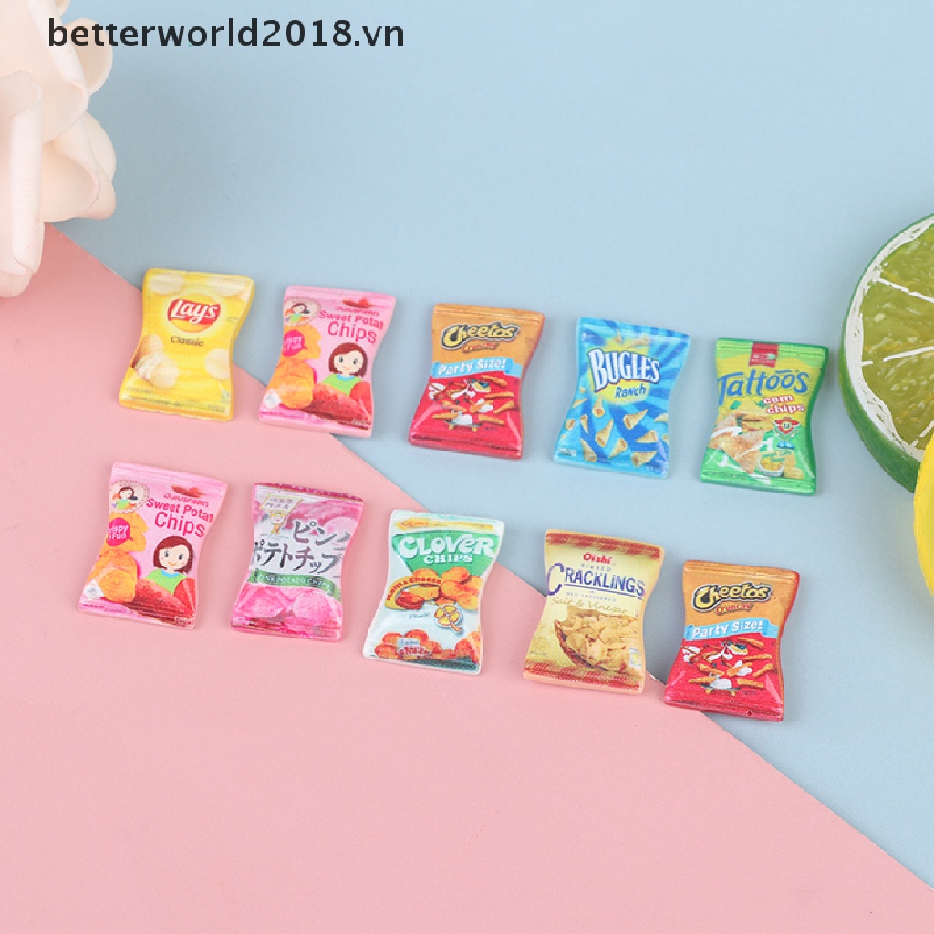 Set 10 Mô Hình Kẹo 1: 12 1: 6 Trang Trí Nhà Búp Bê