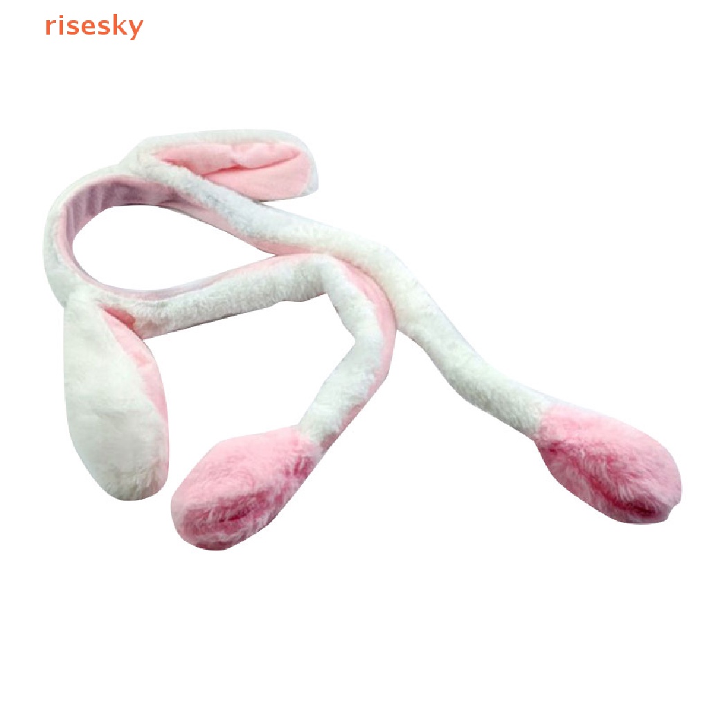 Băng Đô Tai Thỏ Nhồi Bông Ấm Áp Dễ Thương