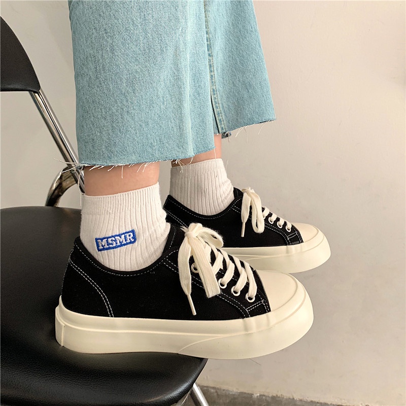 Giày Thể Thao giày sneaker nữ Giày canvas Đế Dày Thể Đa Năng Thời Trang Cho Thao Nữ giày bata nữ