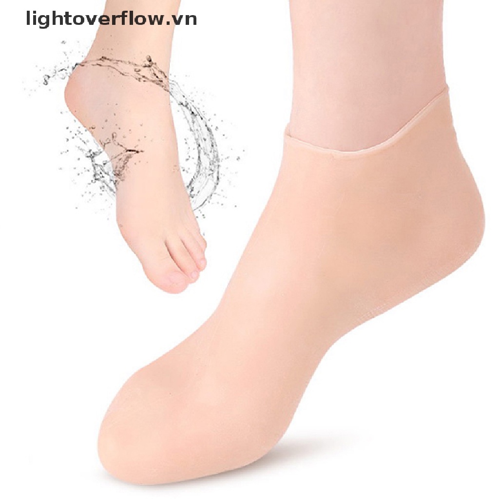 1 Đôi Vớ Silicon Dưỡng Ẩm Chống Nứt Nẻ Chăm Sóc Bàn Chân
